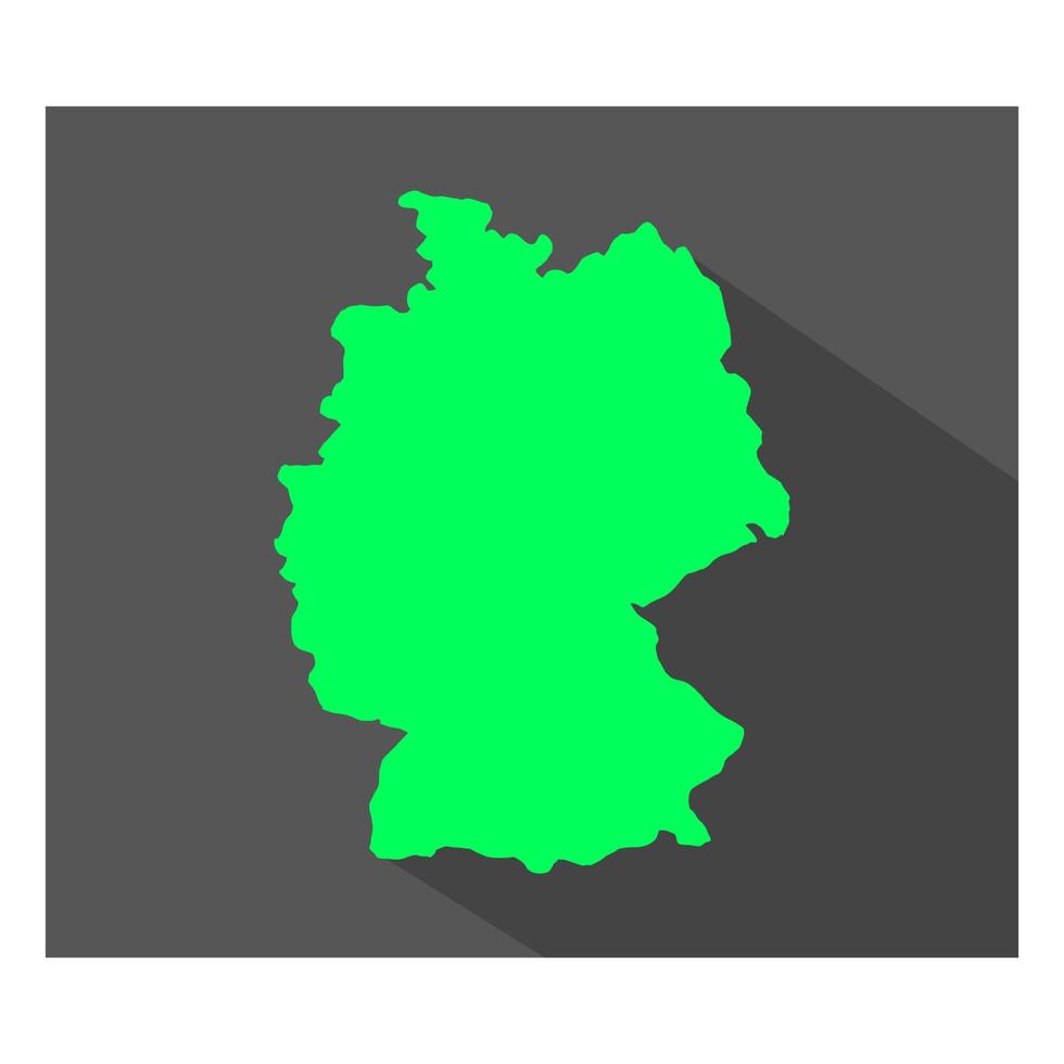 Germany map on background vector