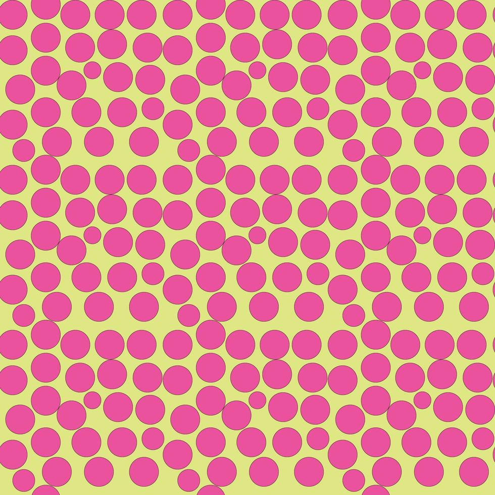 Polka Dot Seamless Pattern Design vector