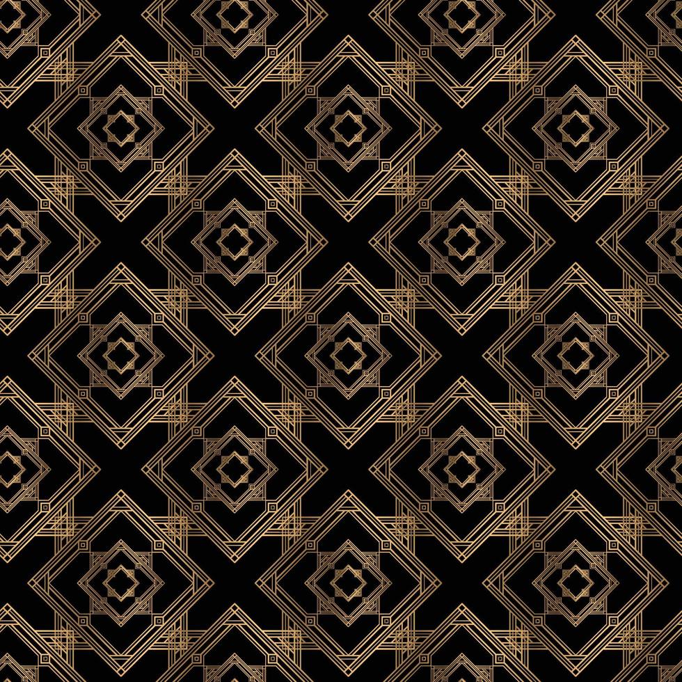 Gatsby Seamless Pattern Design vector