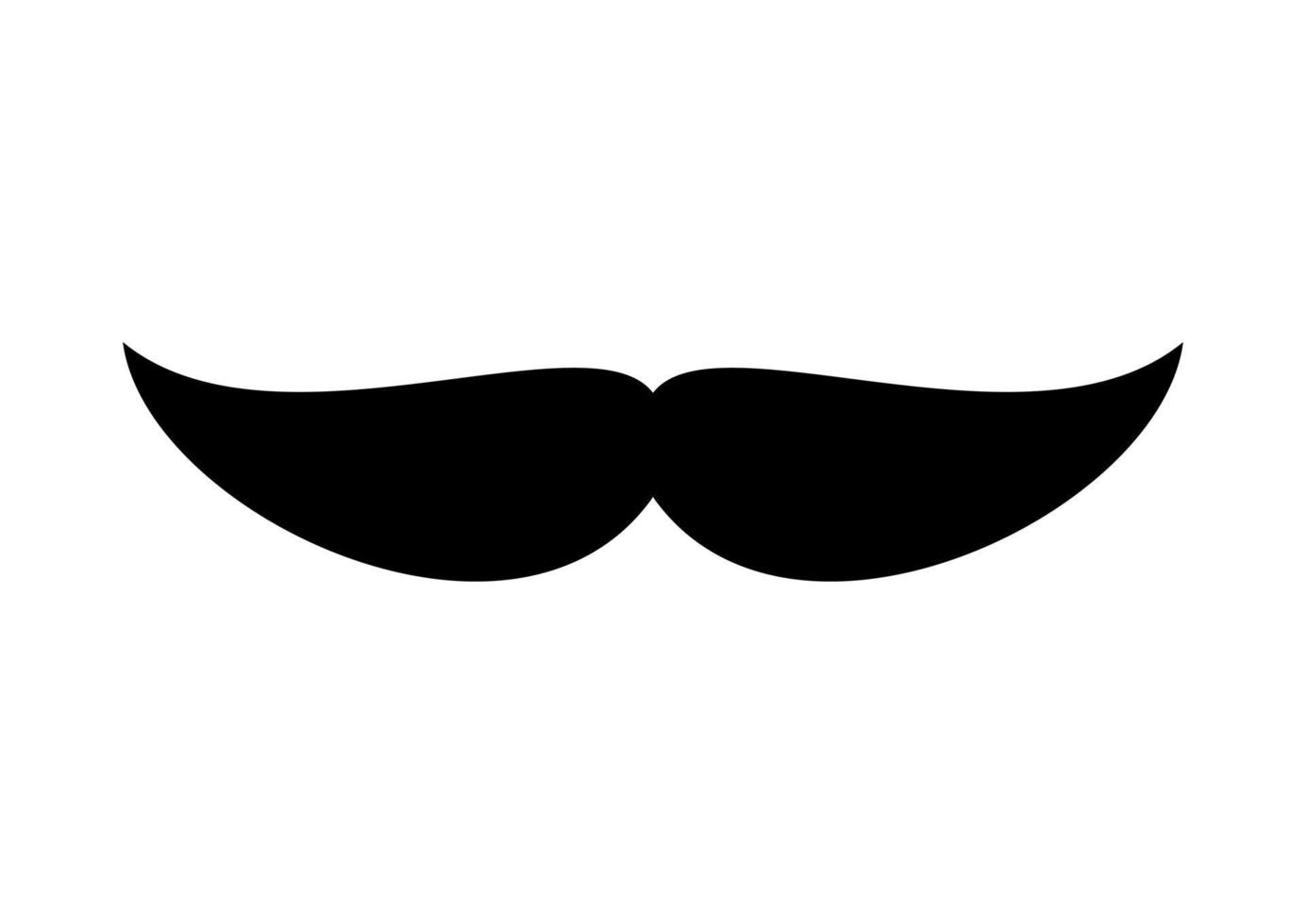 Moustache icon. Moustache vector or clipart.