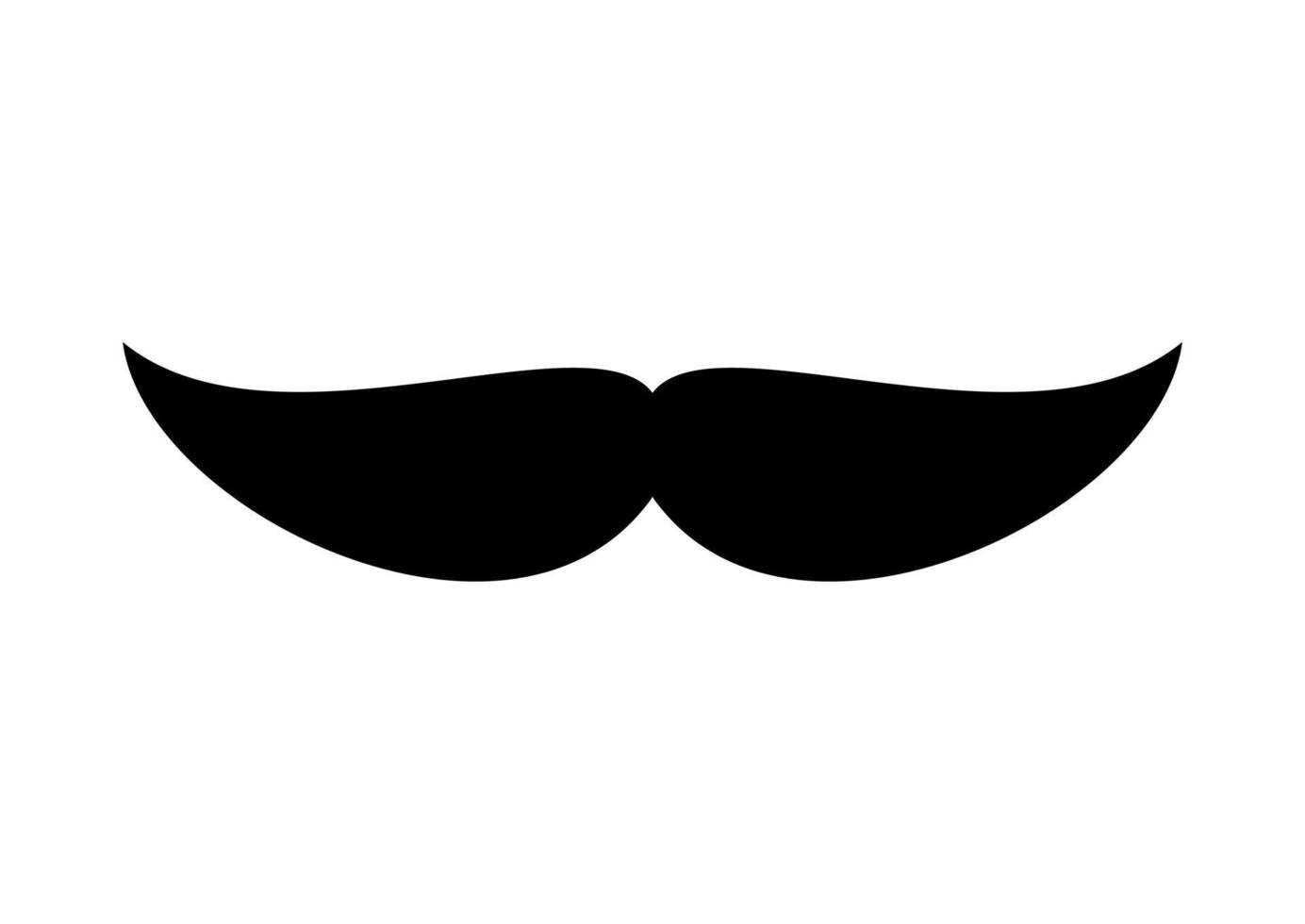 Moustache icon. Moustache vector or clipart.