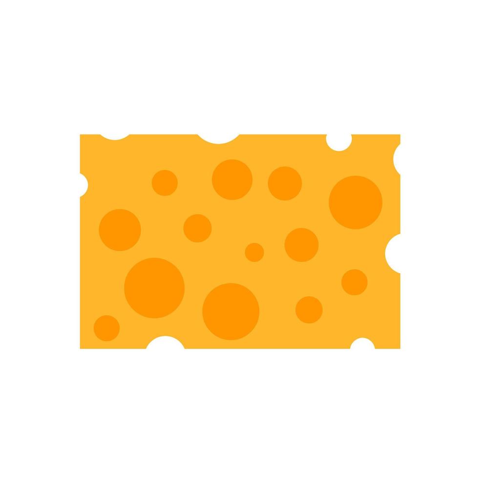 Cheese icon. Cheese vector or clipart.