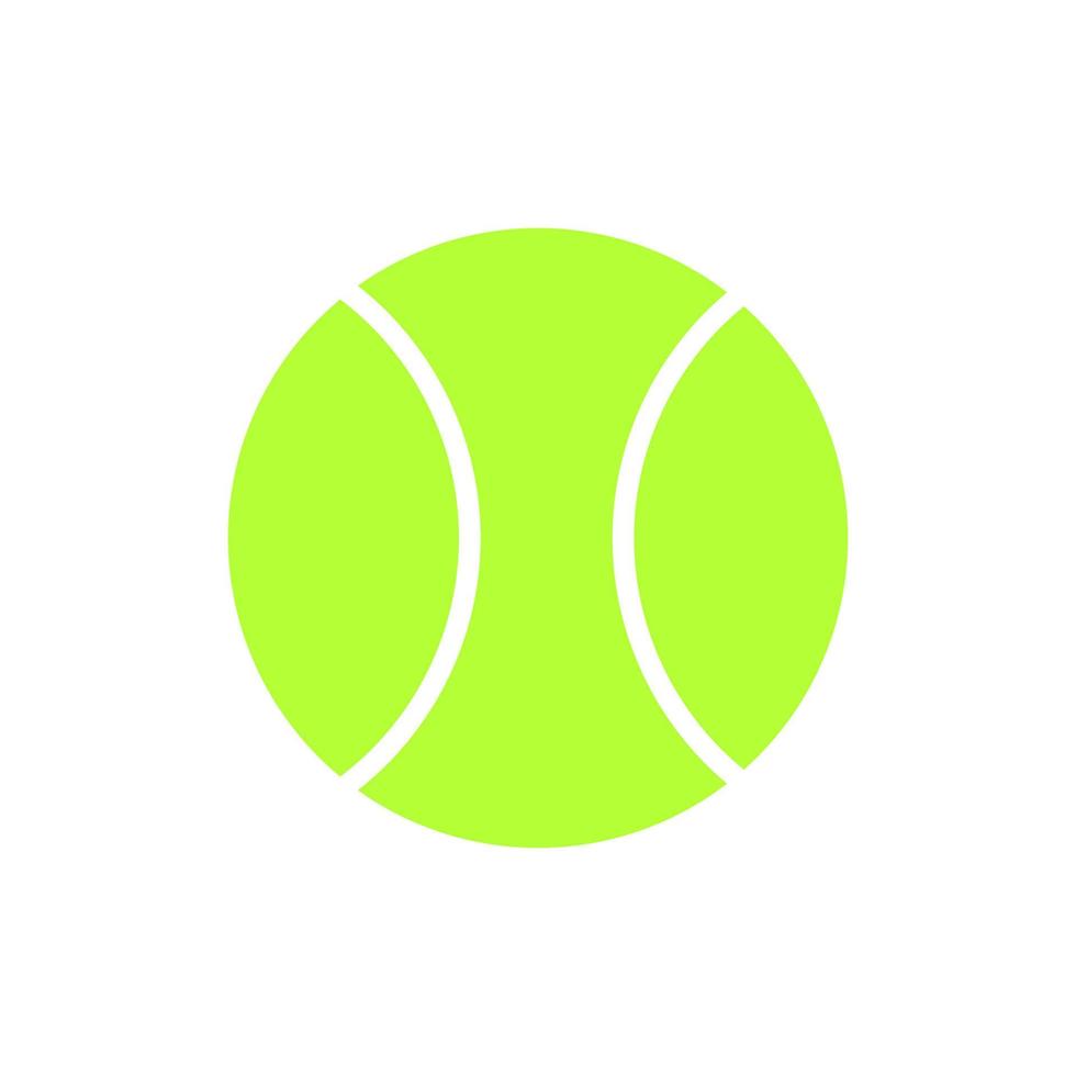 icono de pelota de tenis. vector o clipart de pelota de tenis.