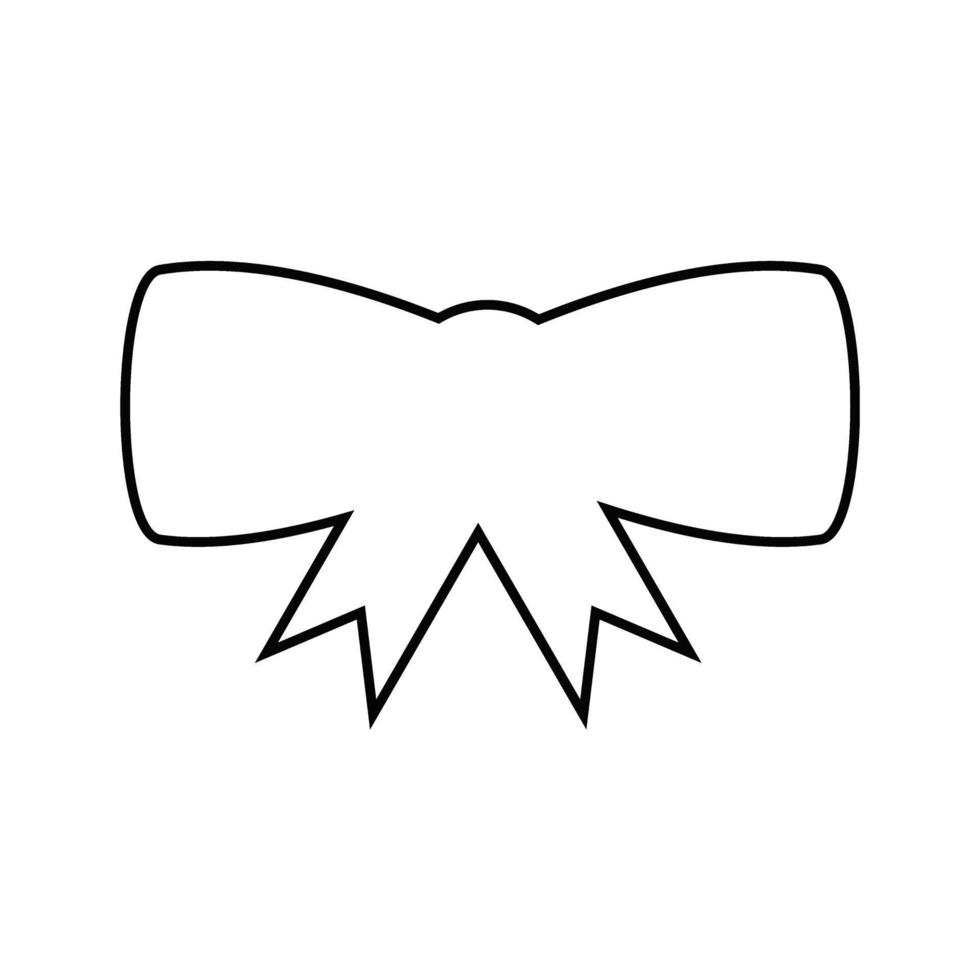 Bow icon. Bow vector or clipart.