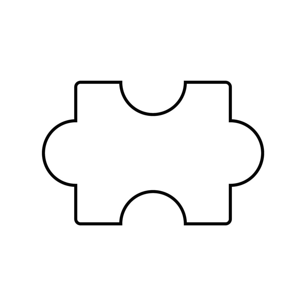 Jigsaw puzzle icon. Jigsaw puzzle piece vector or clipart. 4722016