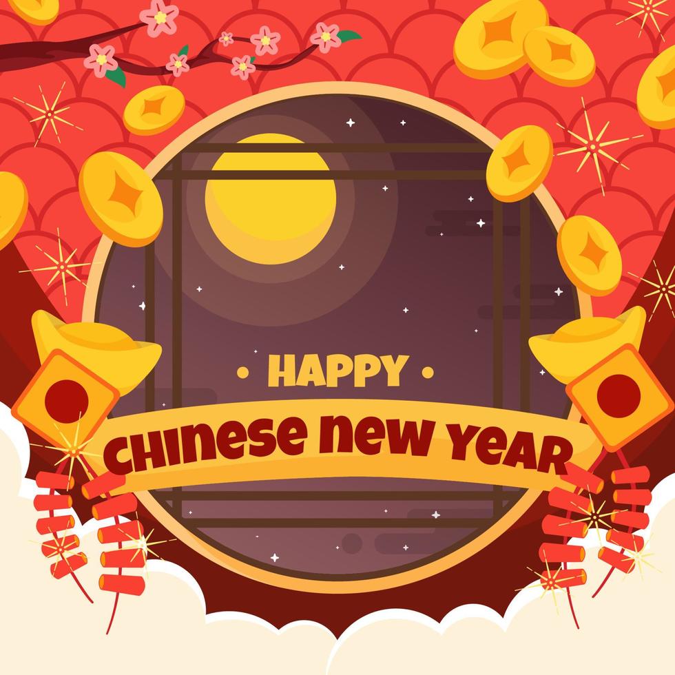 Chinese New Year Background vector