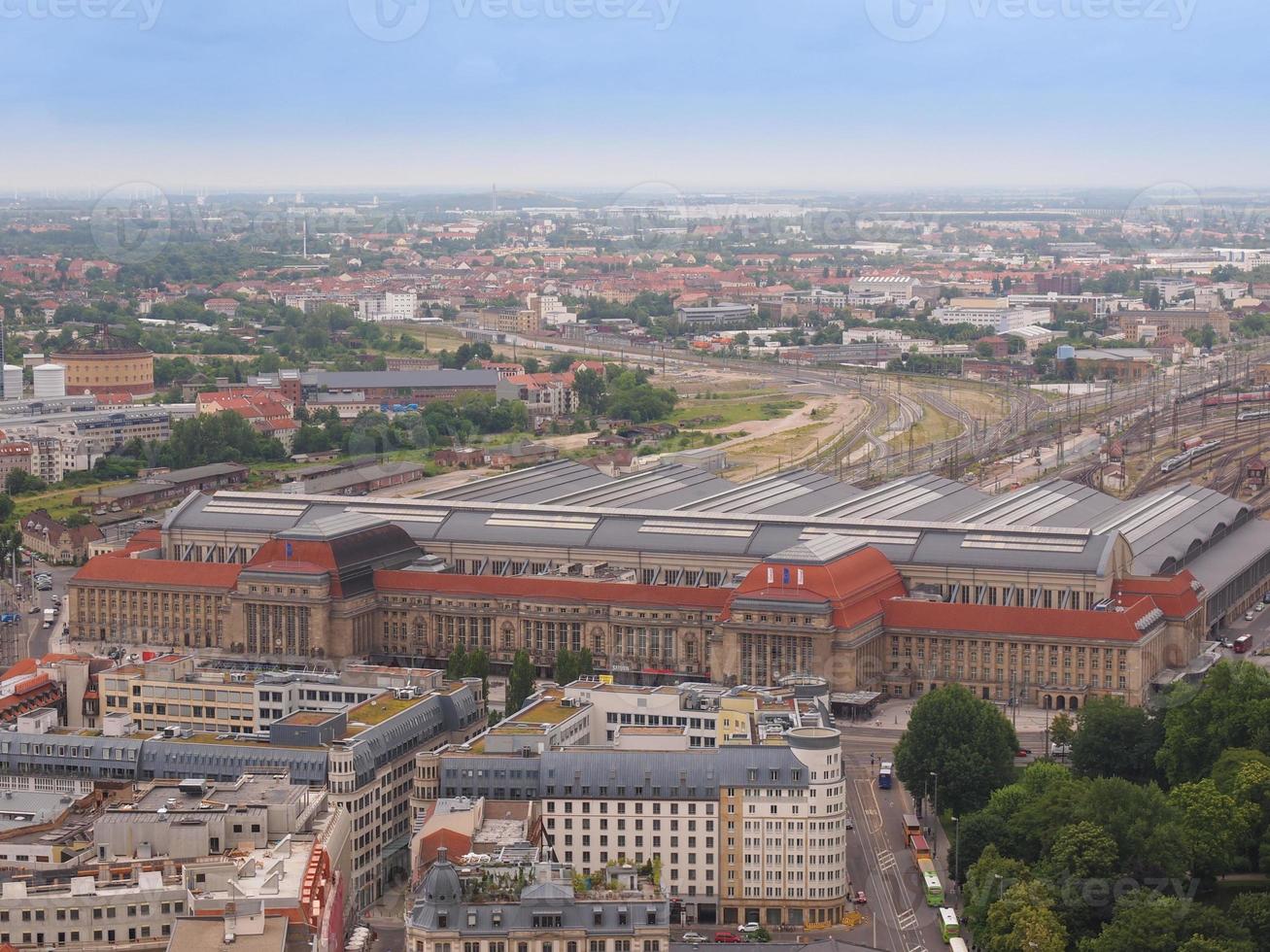 Leipzig aerial view photo