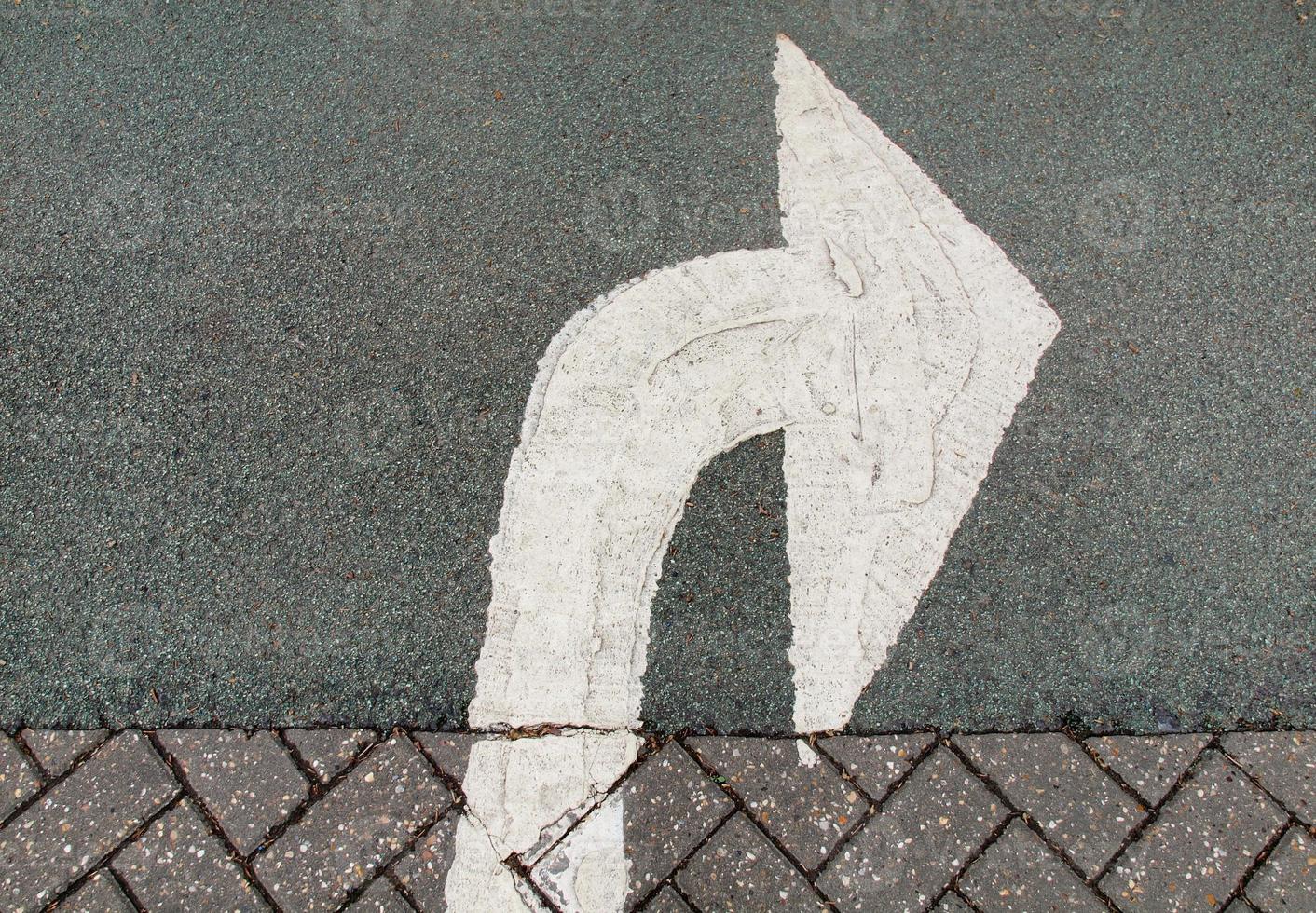 Direction arrow sign photo