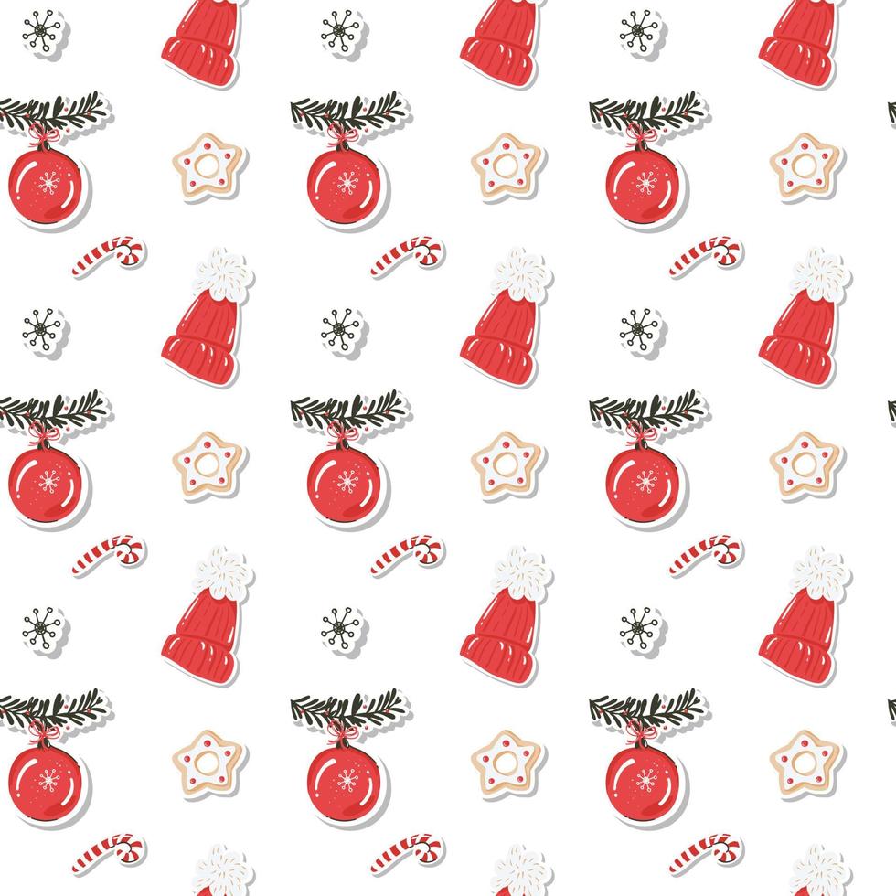 Christmas Seamless Pattern Design vector