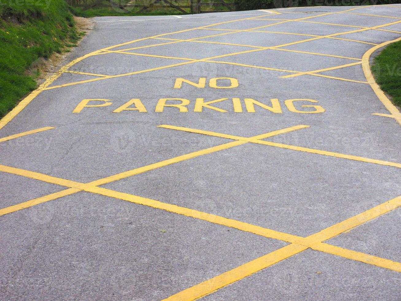 ninguna señal de estacionamiento foto