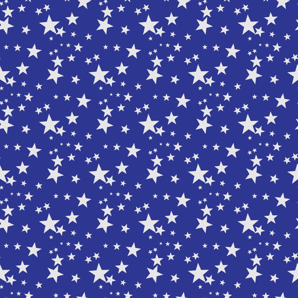 Star Seamless Pattern Design vector