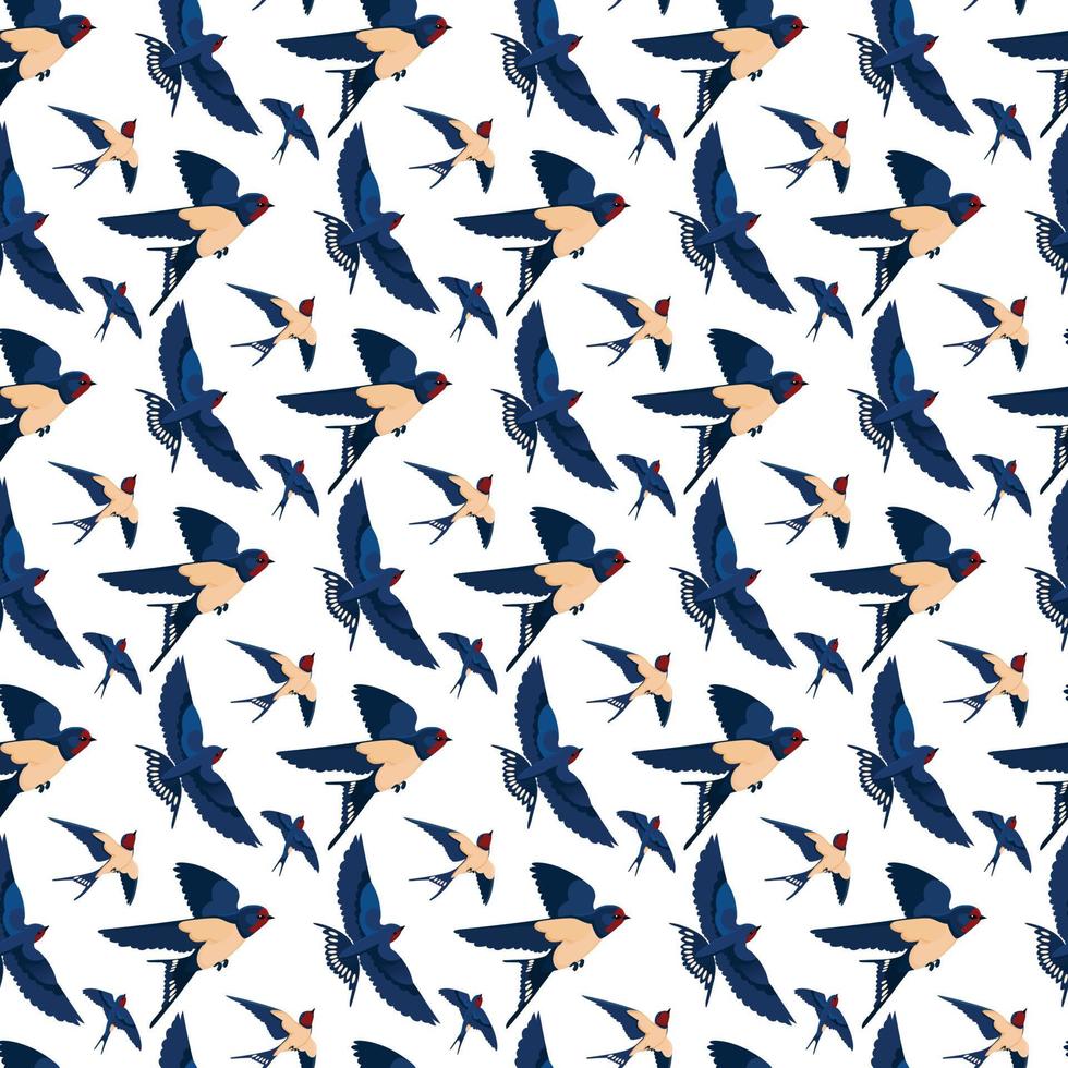 Birds Seamless pattern design vector