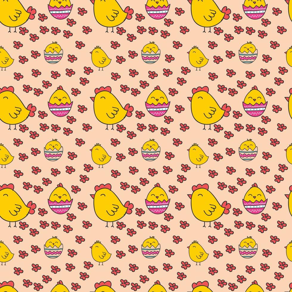 Birds Seamless Pattern Design vector