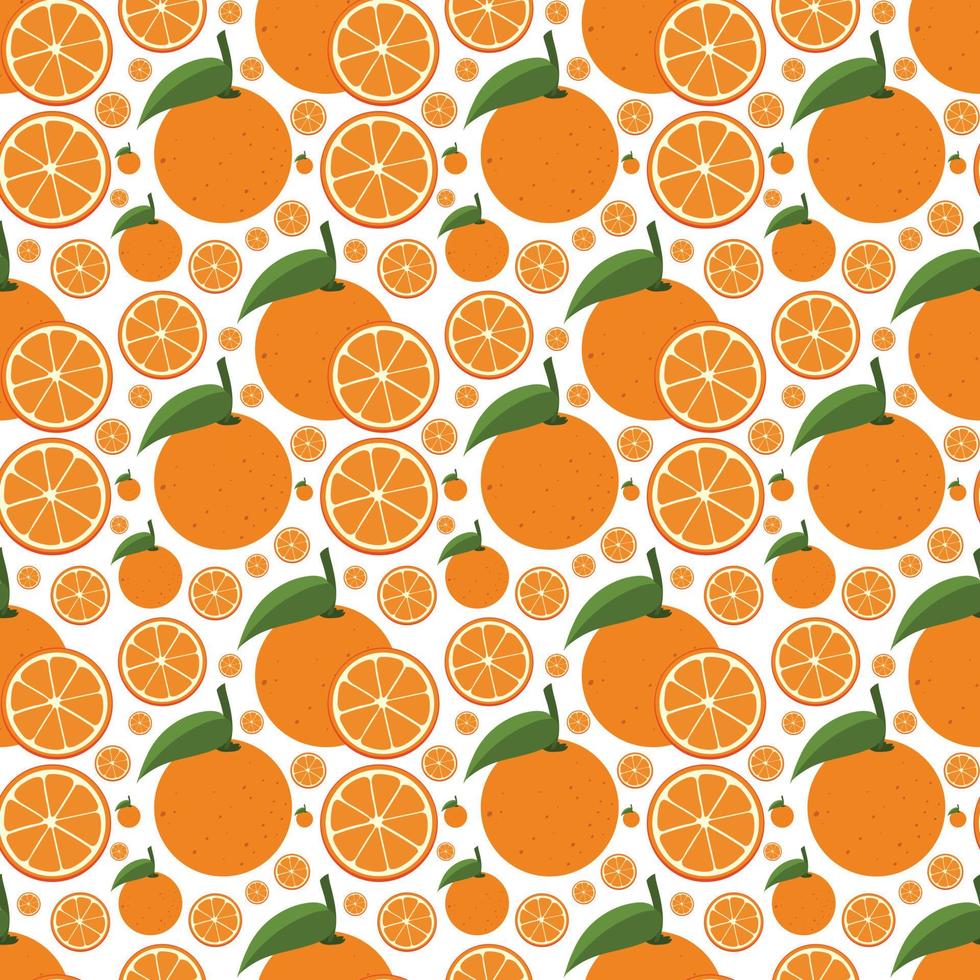 Orange Pattern Design vector