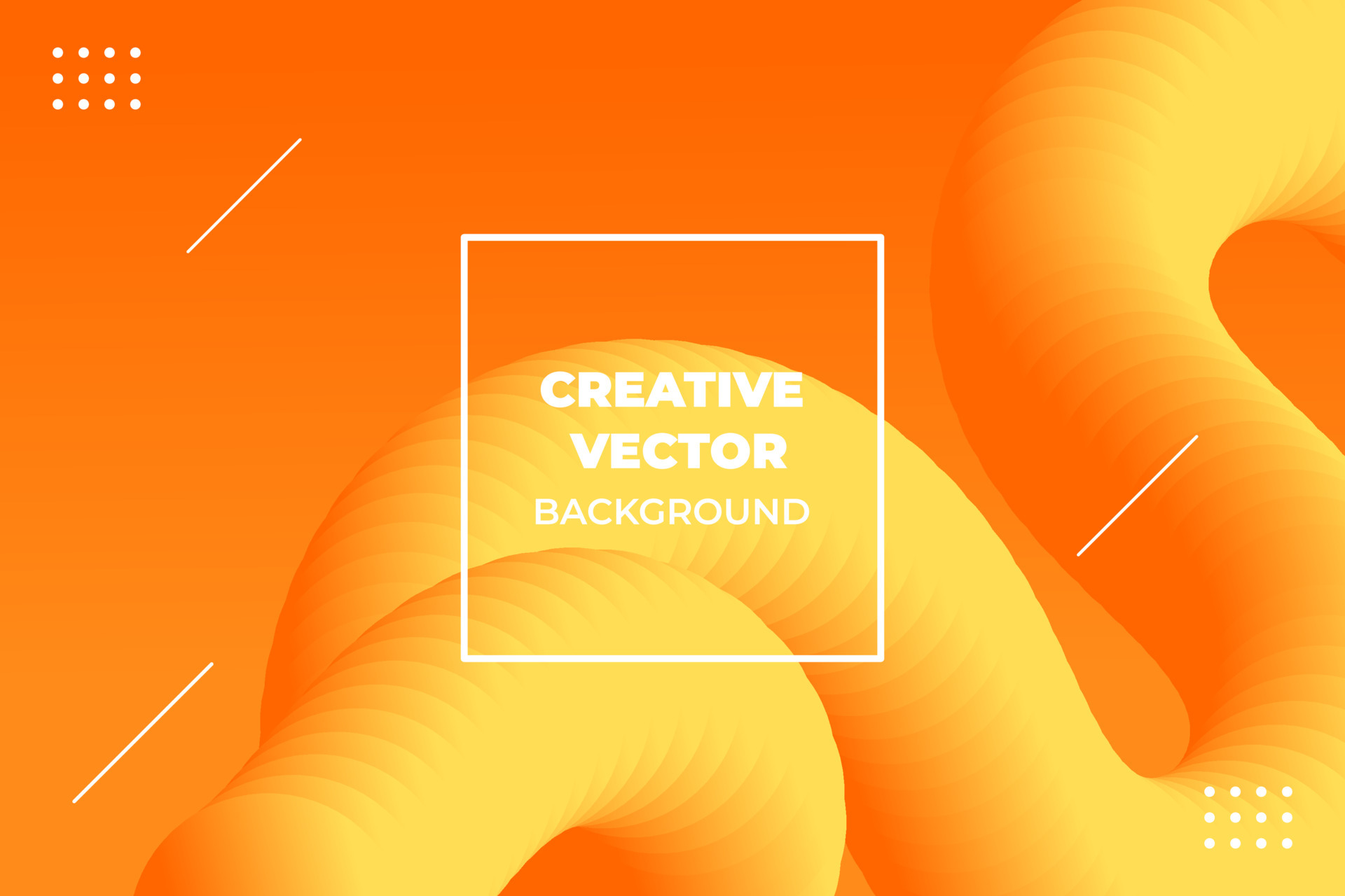 Liquid Abstract 3d Poster Background Design Vector Orange And Yellow Color Horizontal Modern Backdrop Fresh Colorful Vector Art At Vecteezy