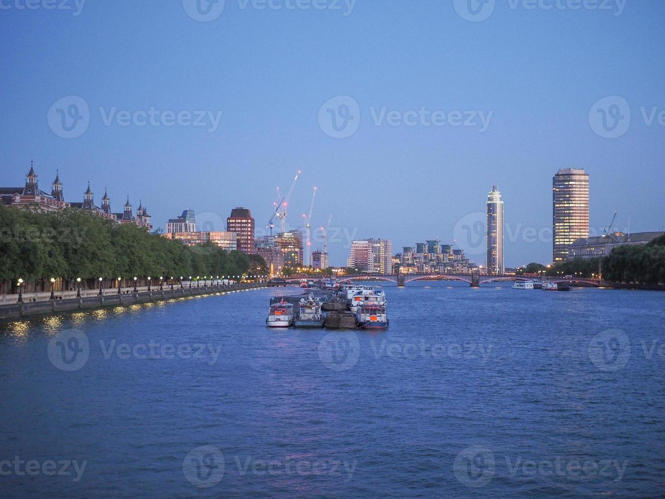 río Támesis en Londres foto