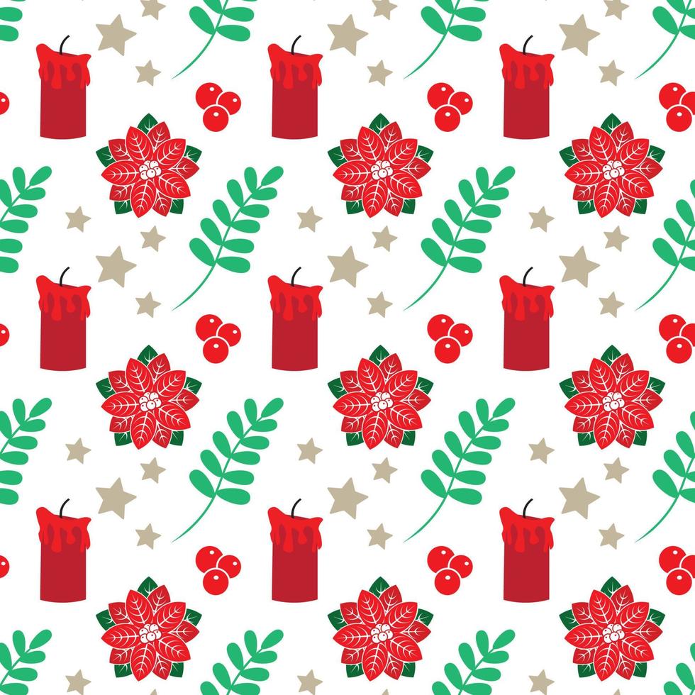 Christmas Seamless Pattern Design vector