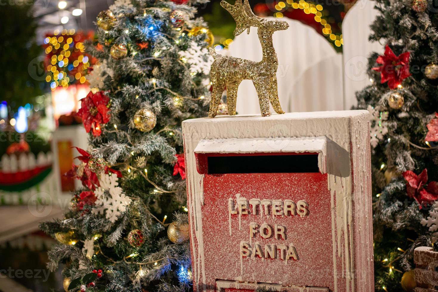 Letter box for santa claus photo