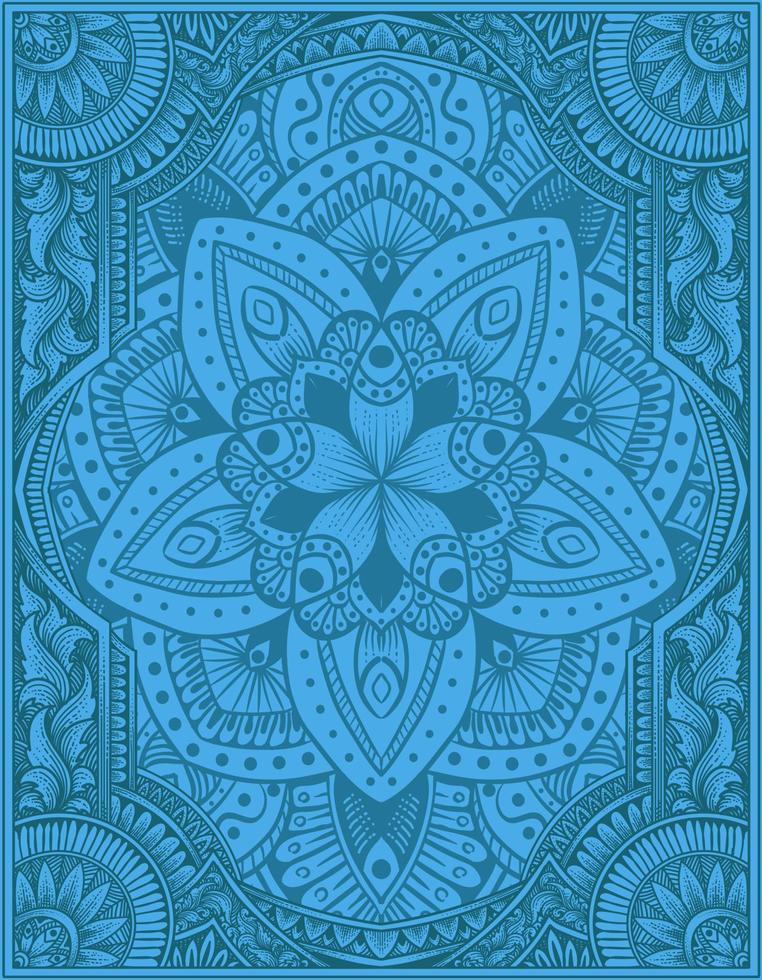 illustration vector mandala ornament background