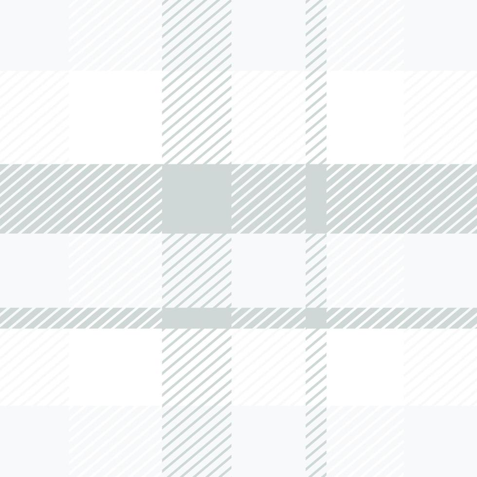 Tartan seamless pattern Plaid vector with pastel gray and white Designs for prints, wallpaper, textiles, tablecloths, checkered backgrounds.