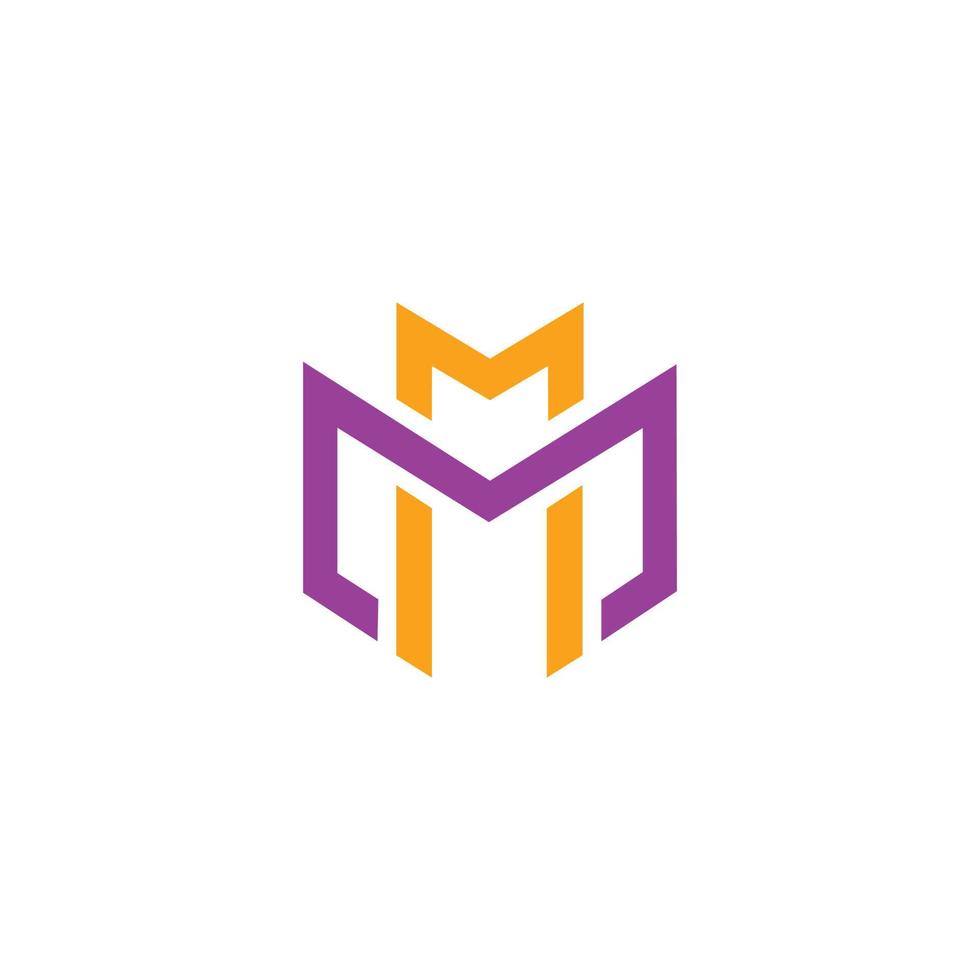 Abstract M Letter Logo vector