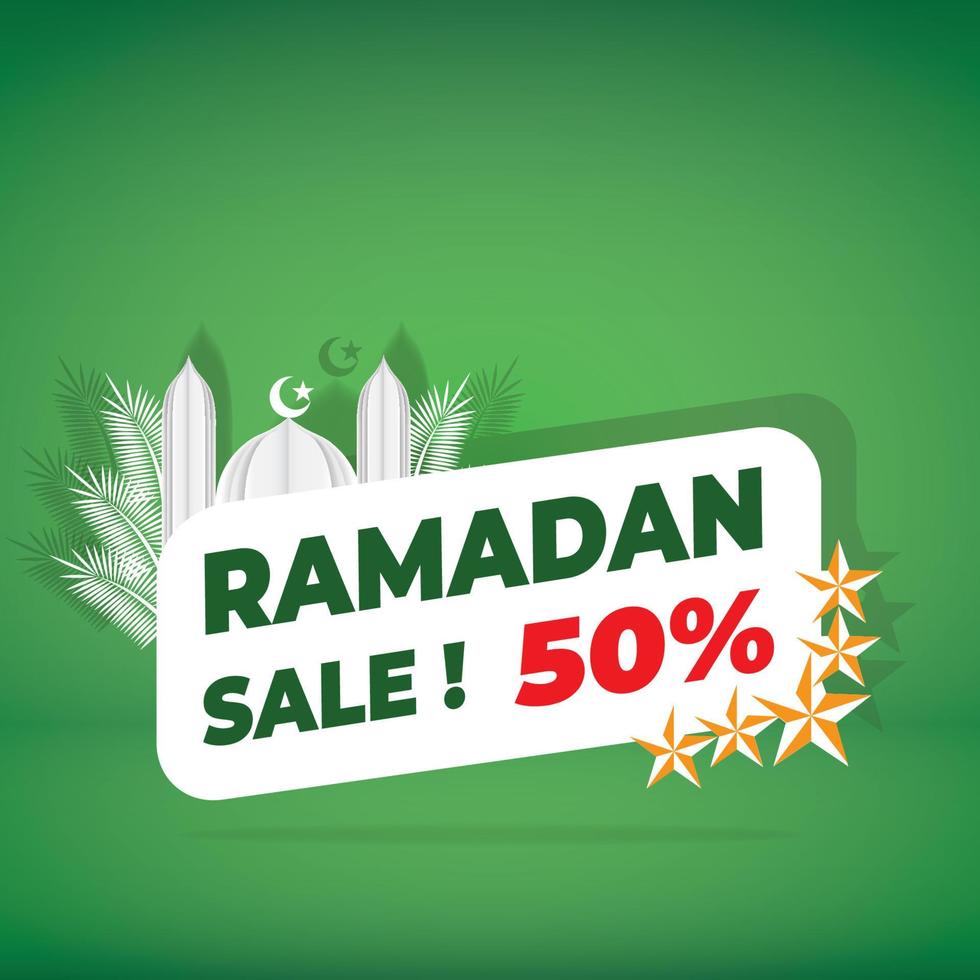 venta de banner de ramadán vector