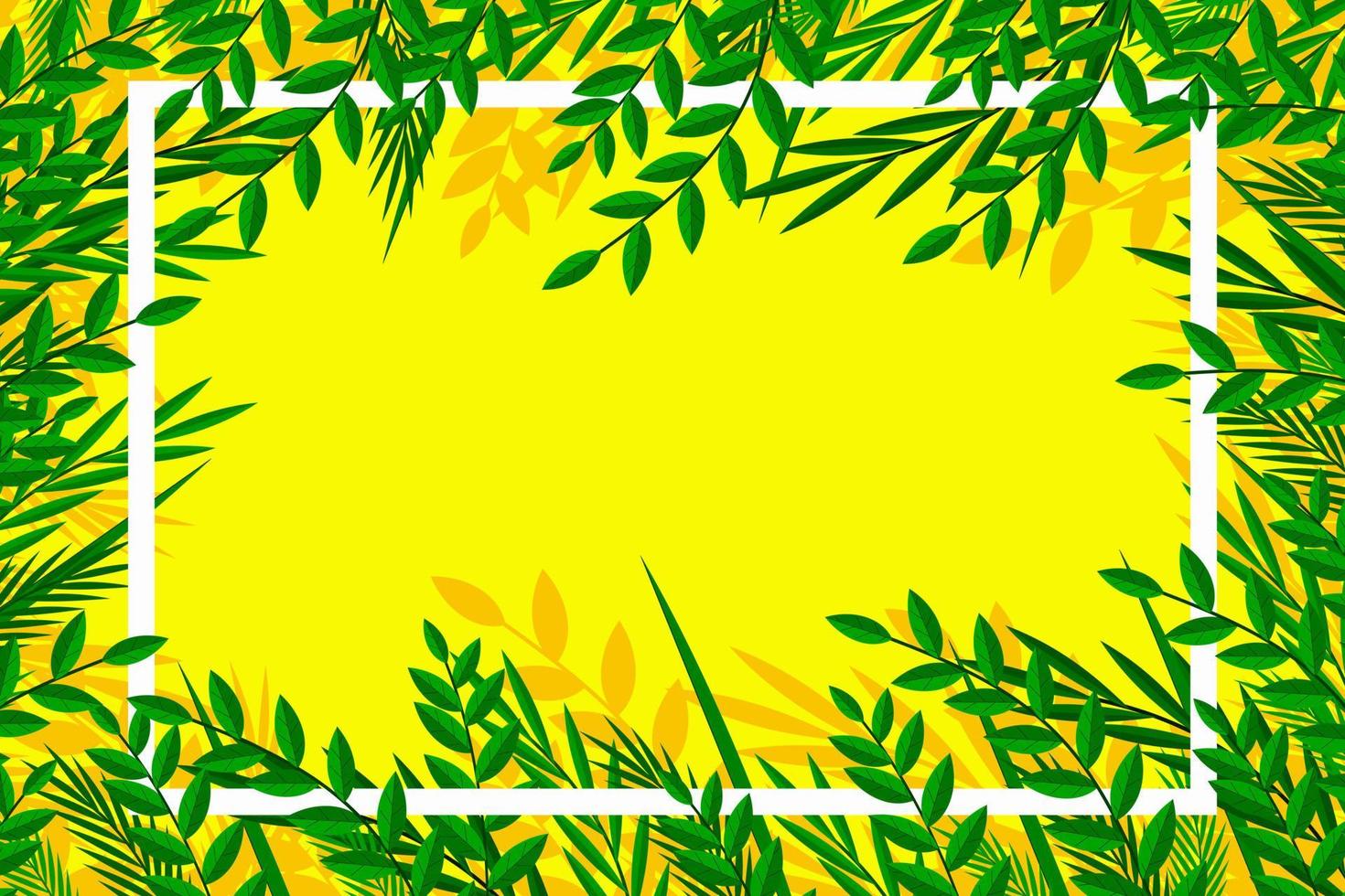 fondo estampado de hojas tropicales vector