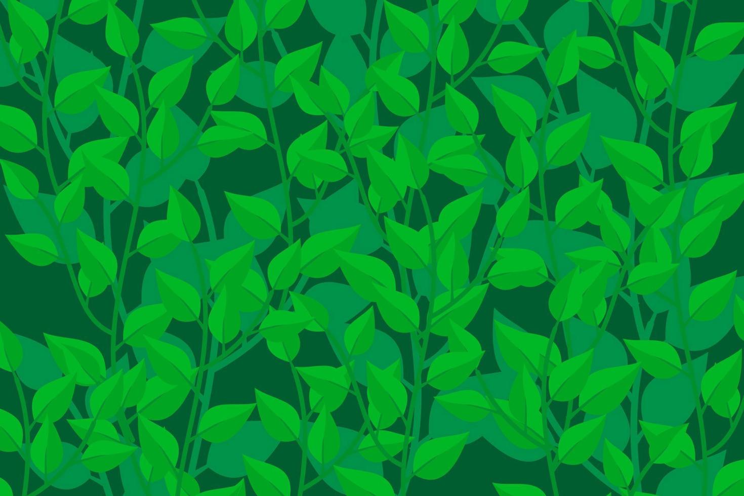 tropical leaves patterned background vector