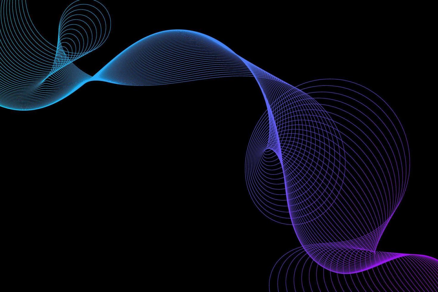 Abstract wave element for design. Digital frequency track equalizer vector