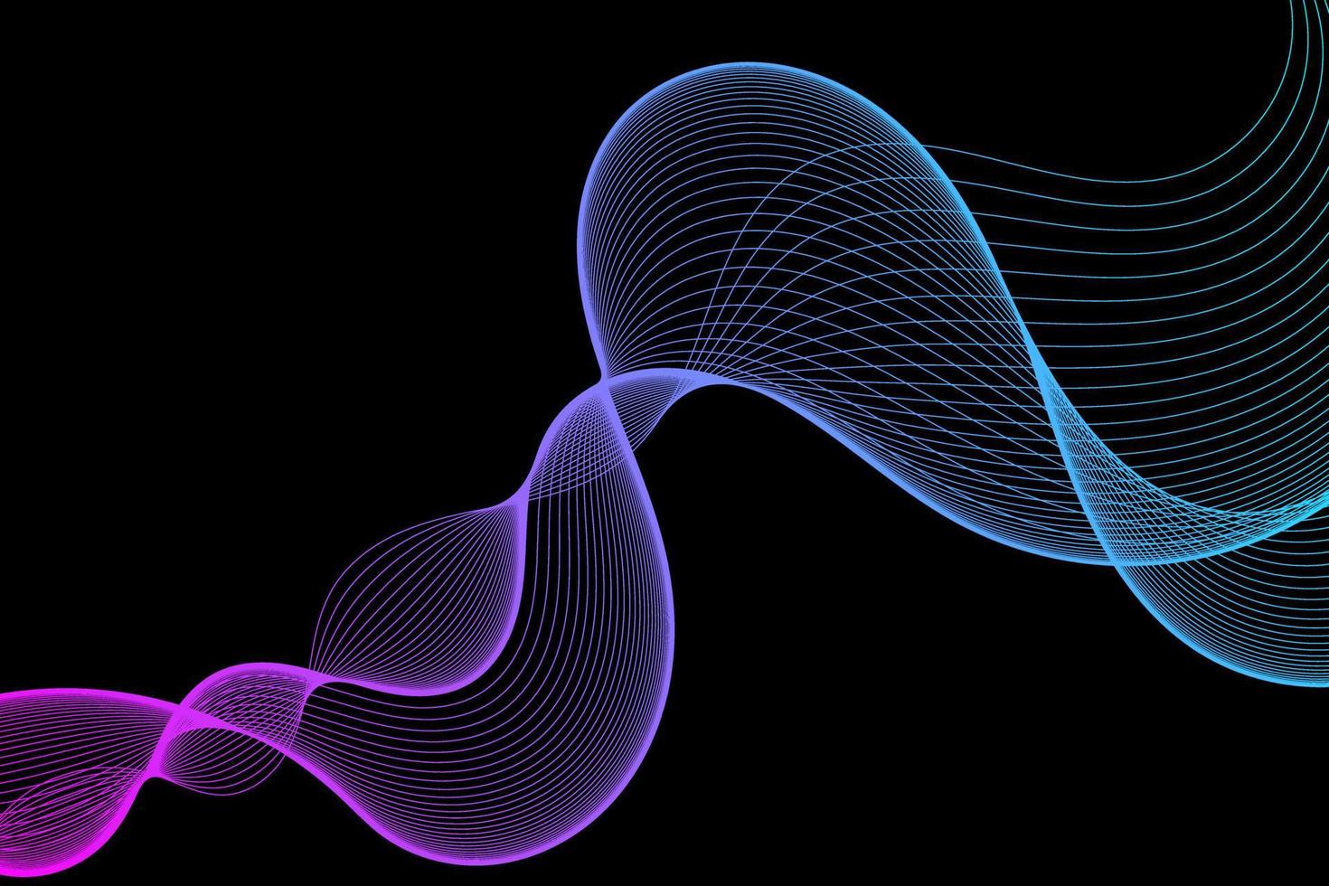 Abstract wave element for design. Digital frequency track equalizer vector