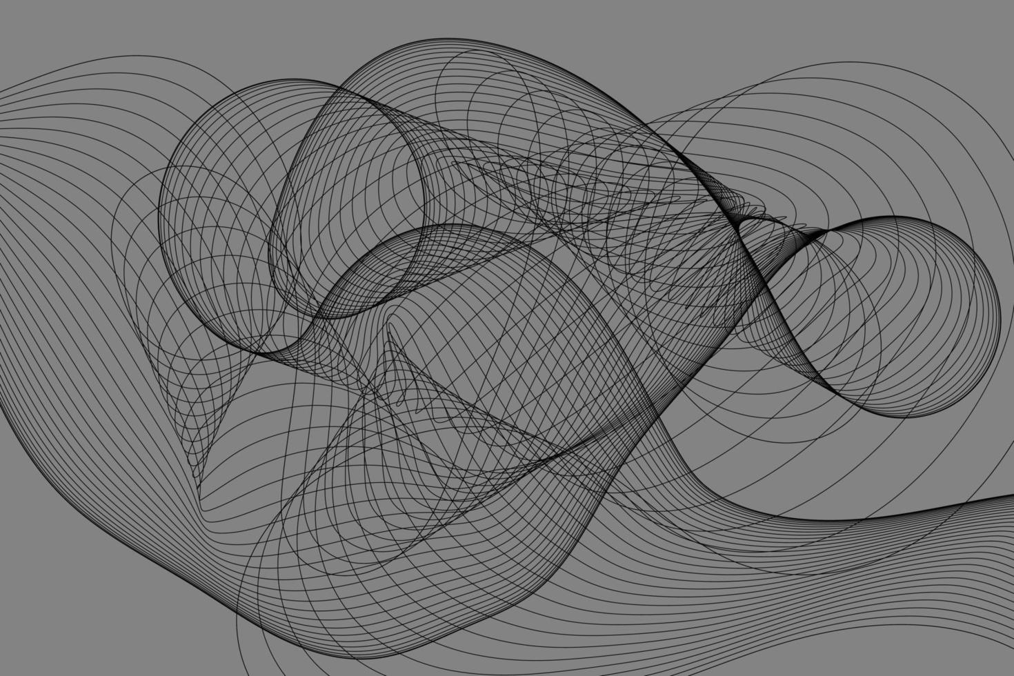 Abstract wave element for design. Digital frequency track equalizer vector