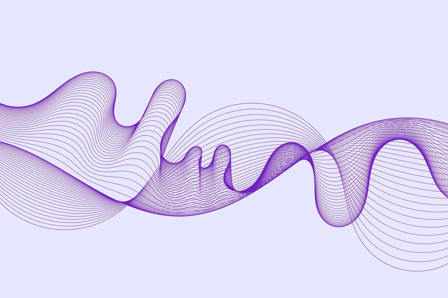 Abstract wave element for design. Digital frequency track equalizer vector