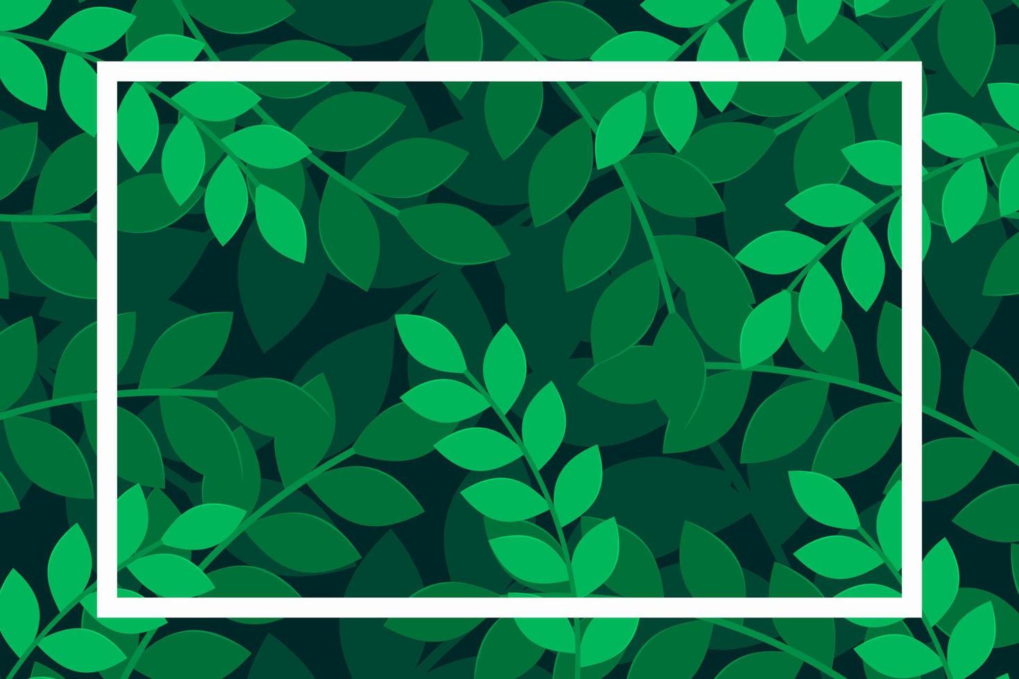 tropical leaves patterned background vector