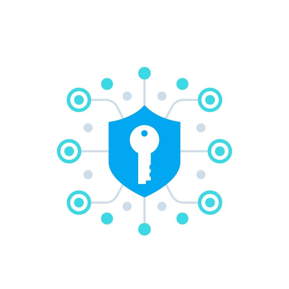 security, secure communication and encryption vector