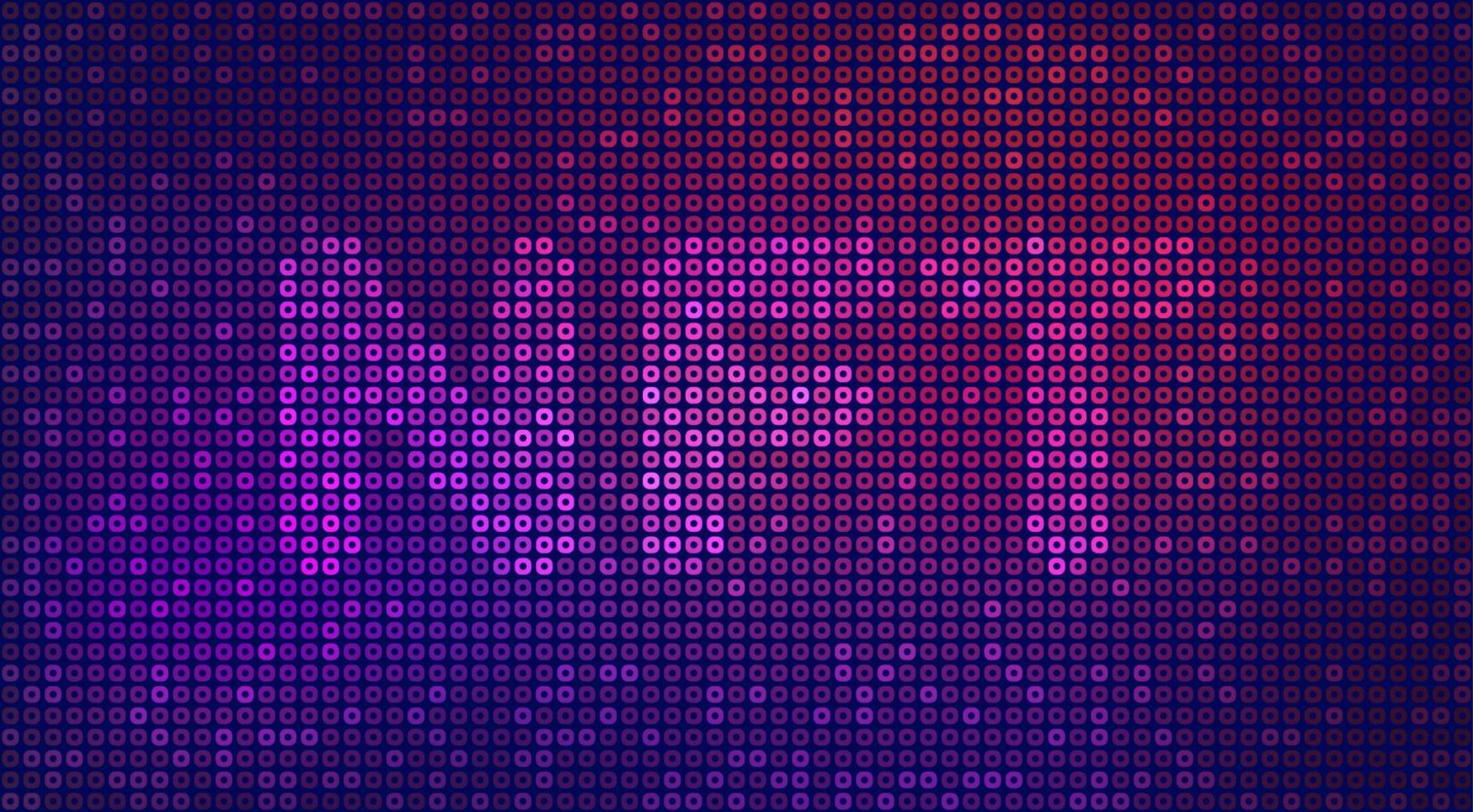 Vector illustration of a non fungible token. NFT background for infographics. Digital technology concept. Crypto art. Futuristic neon wallpaper with typography