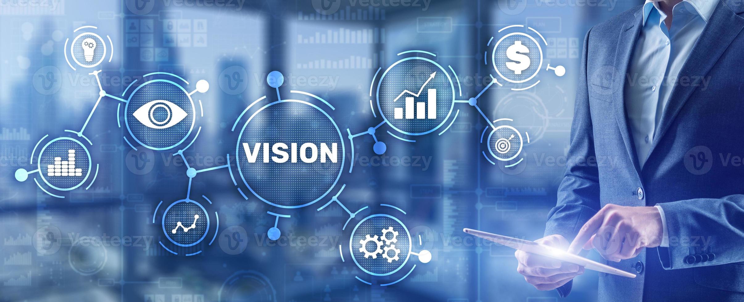 Vision Direction Future Business Inspiration Motivation Concept photo