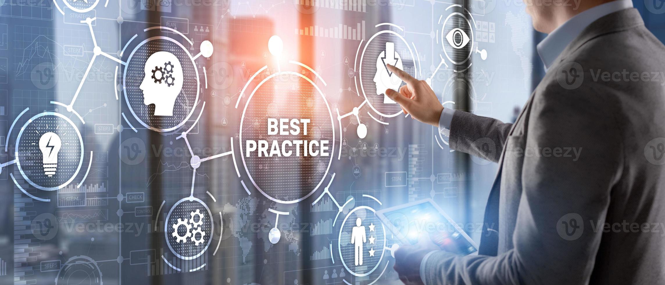 Best Practice Business Technology Internet successful business concept photo