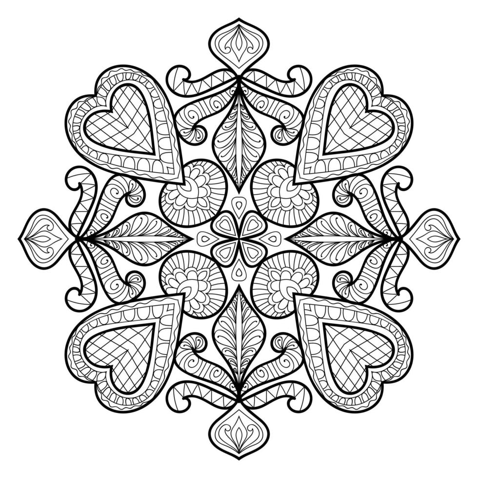 Decorative mandala design vector illustration 4727487 Vector Art at ...