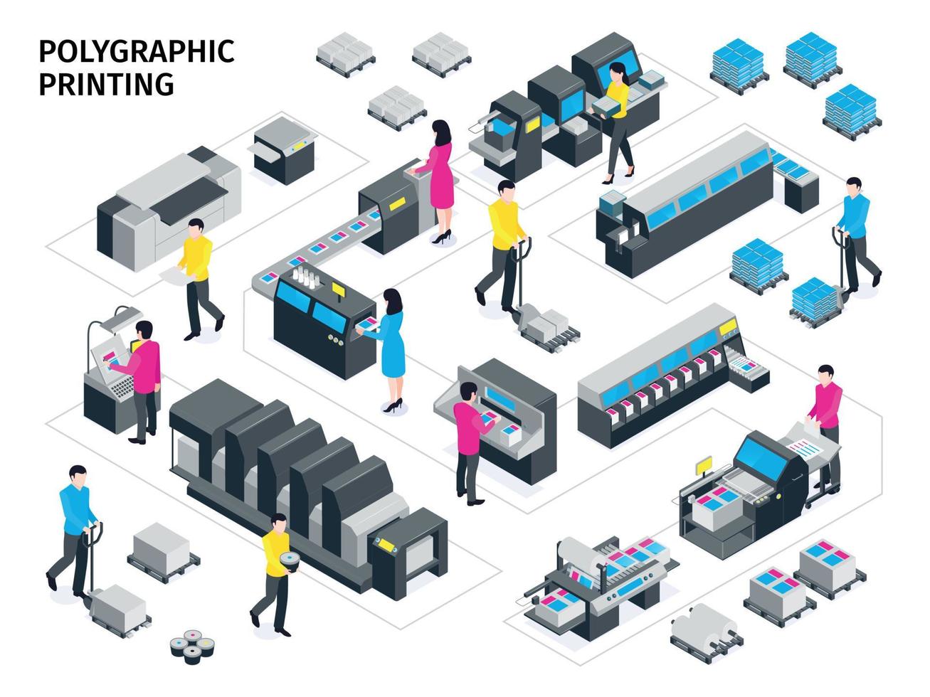 Isometric Polygraphy Composition vector