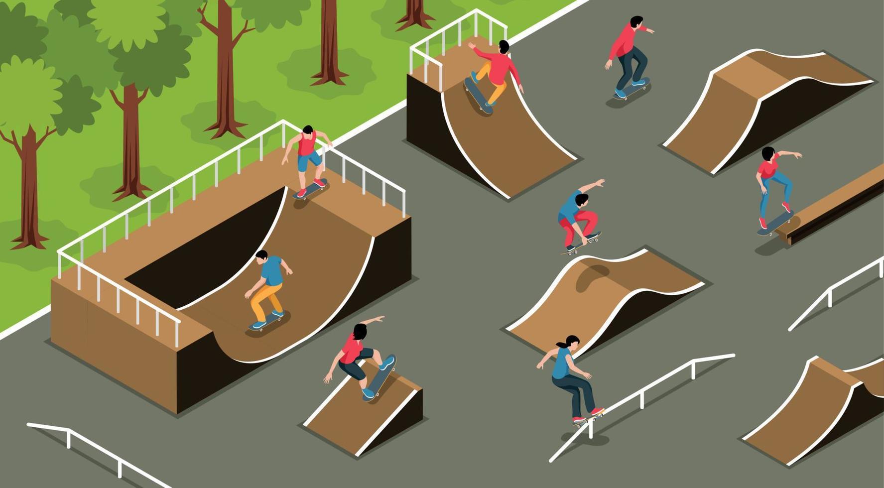 Playground For Extreme Sport vector