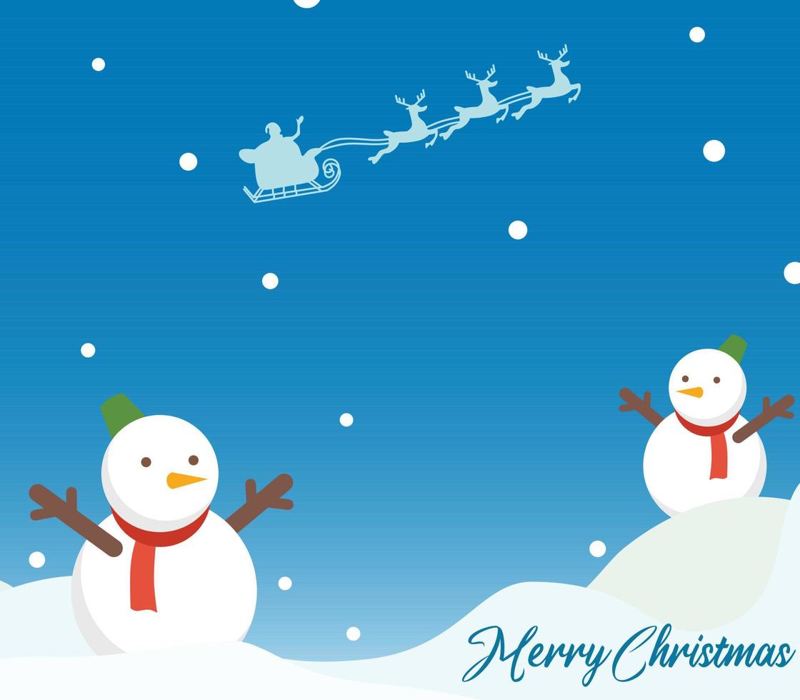 Illustration vector graphic of Merry Christmas