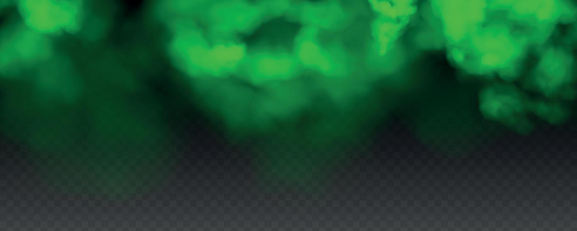 Toxic Smoke Realistic Background vector