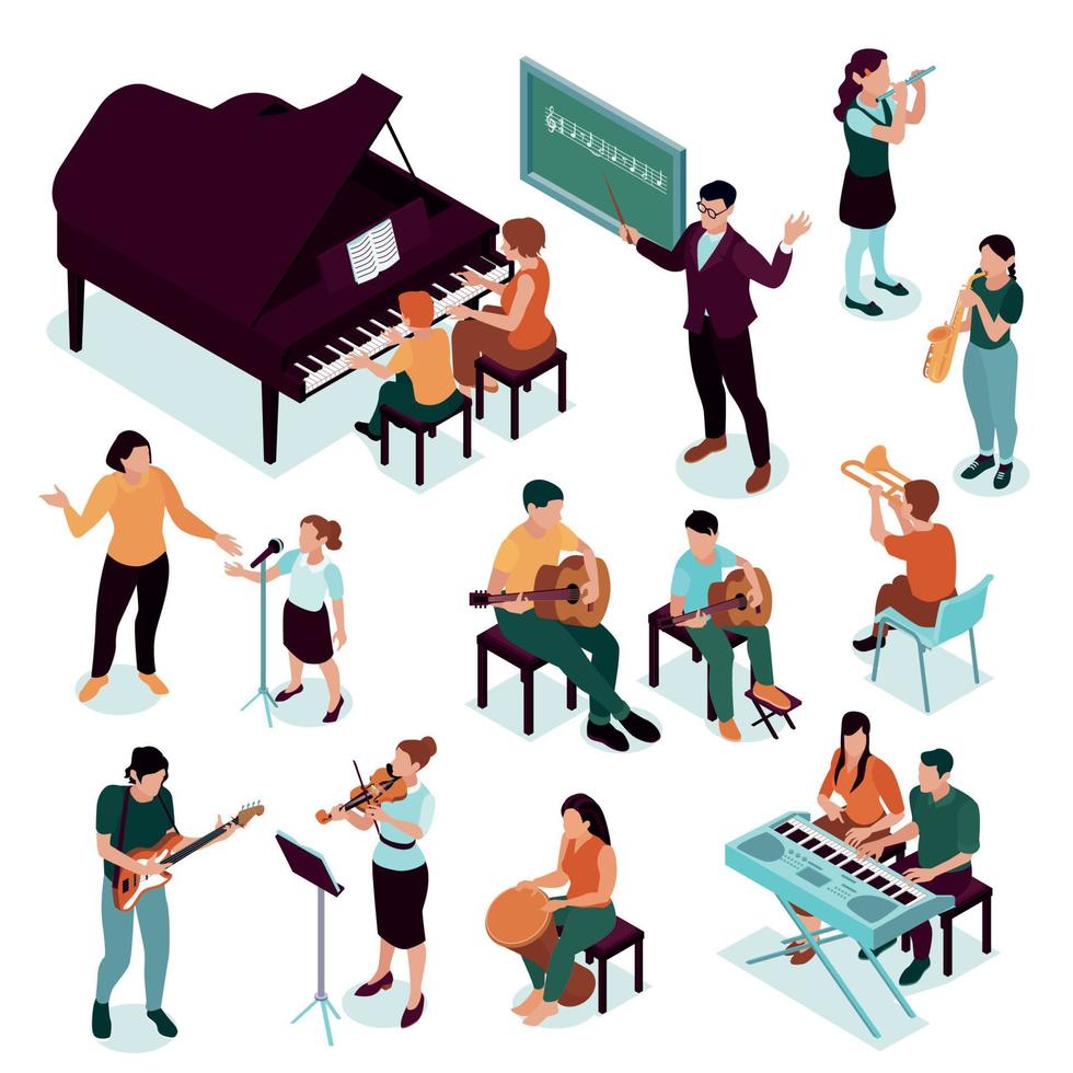 Musician Education Set vector