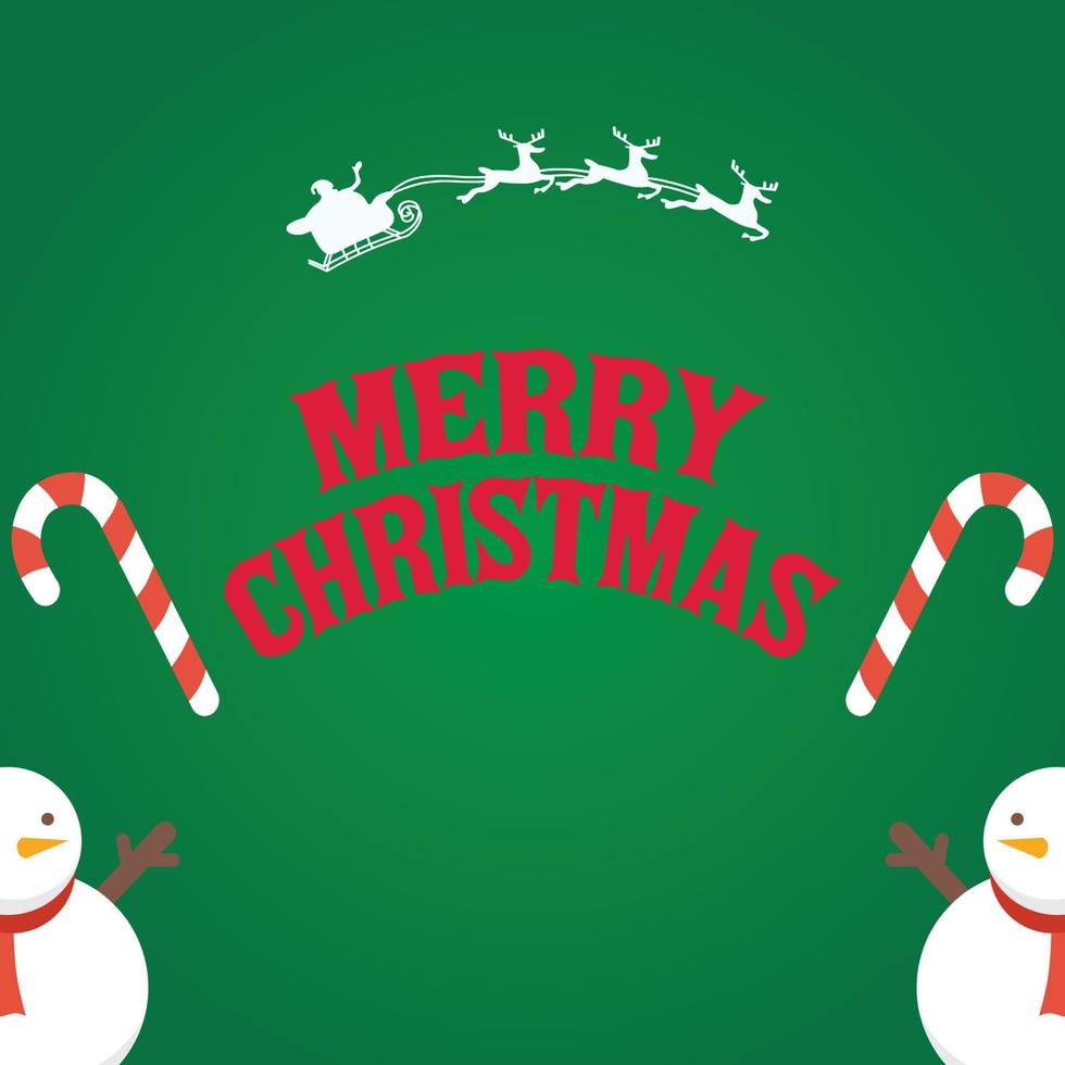 Illustration vector Merry Christmas