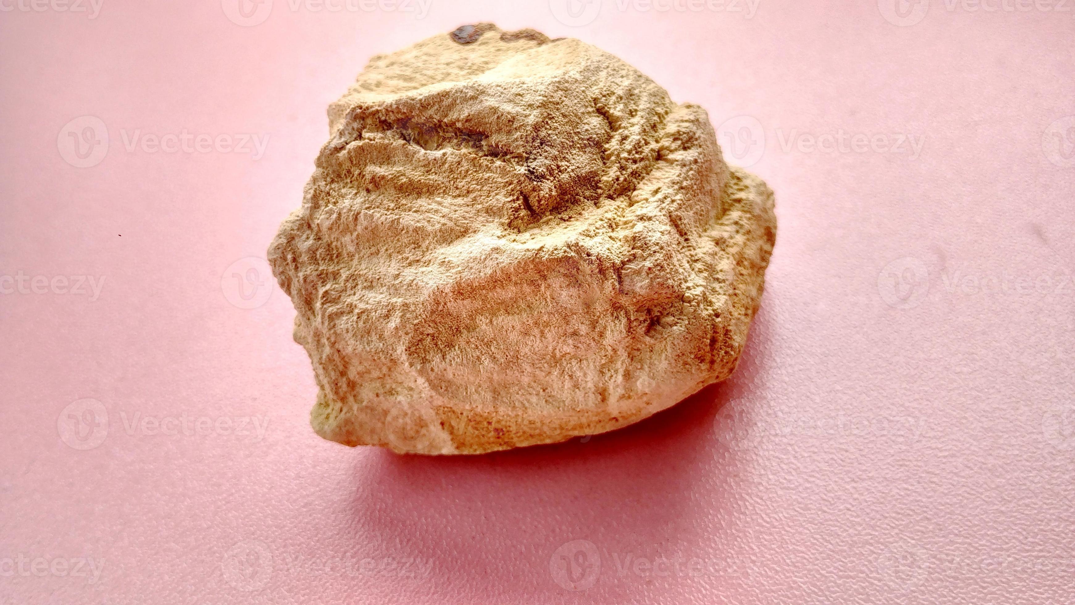 Yellow fine grained calcarenite, this sample comes from the melange