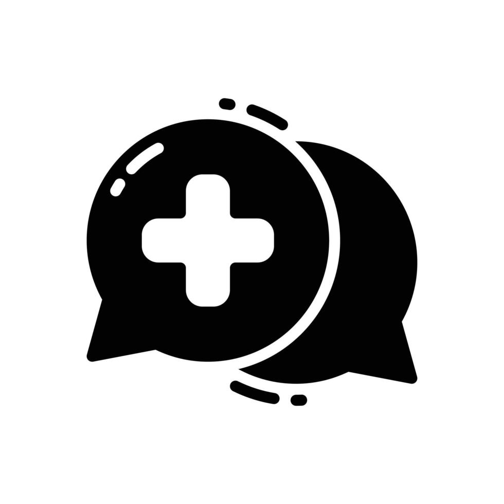 medical support glyph style icon vector