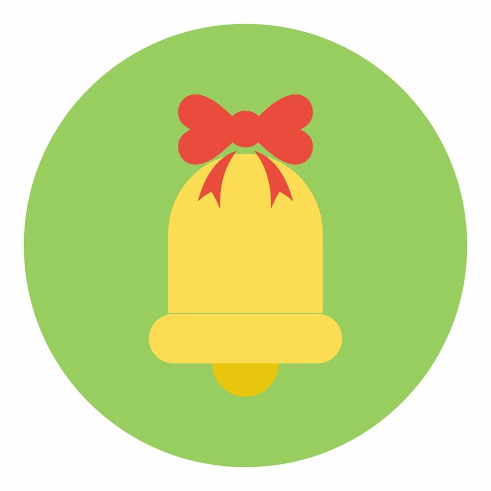 Bell Icon Flat Style vector