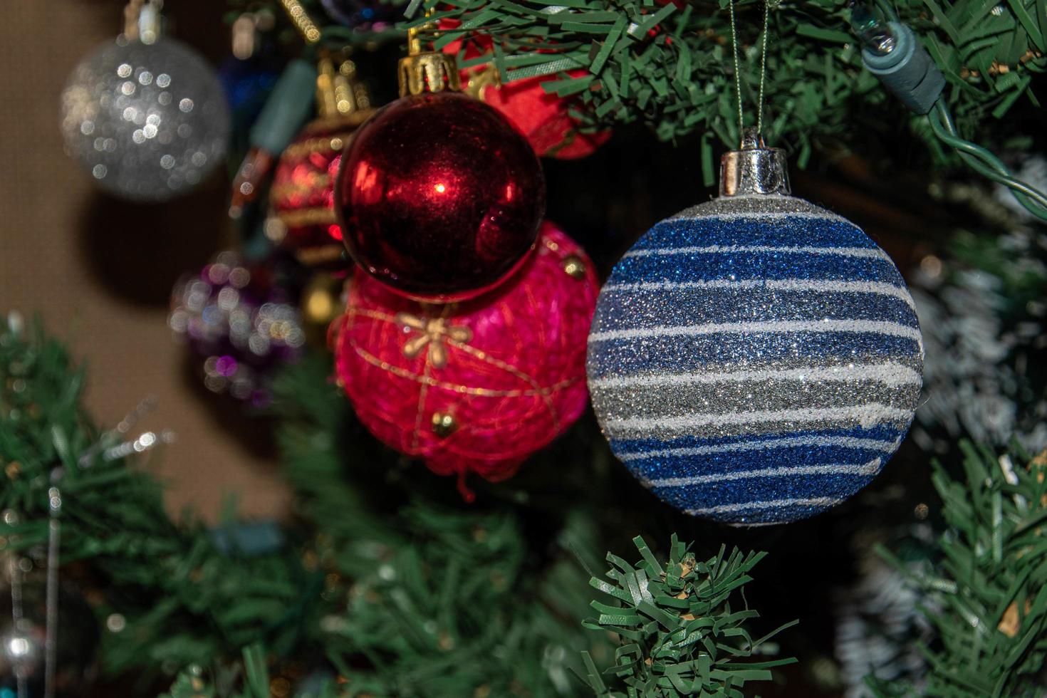 arreglo de arbol de navidad foto