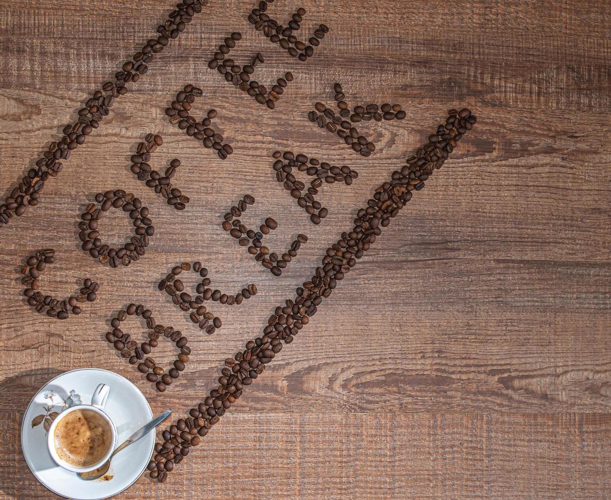 Coffe Break lettering photo