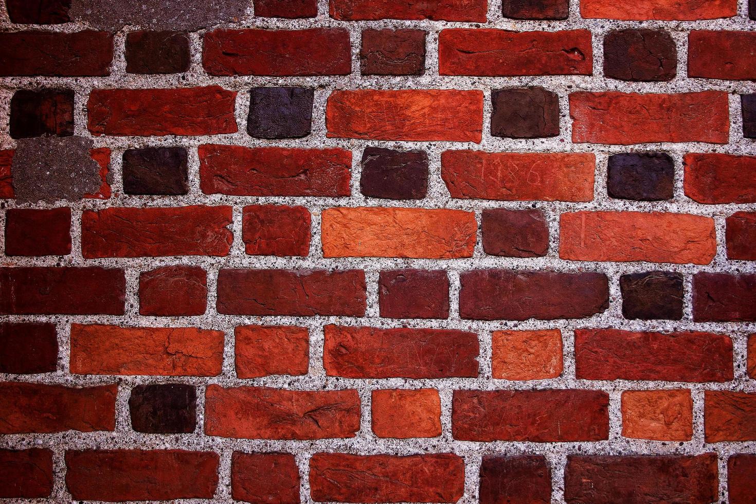 Natural bricks wall, texture, background photo